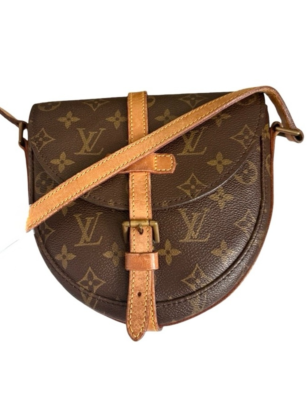 Louis Vuitton Vintage Chantilly Monogram Canvas Crossbody Saddle Bag - Picture 14 of 17